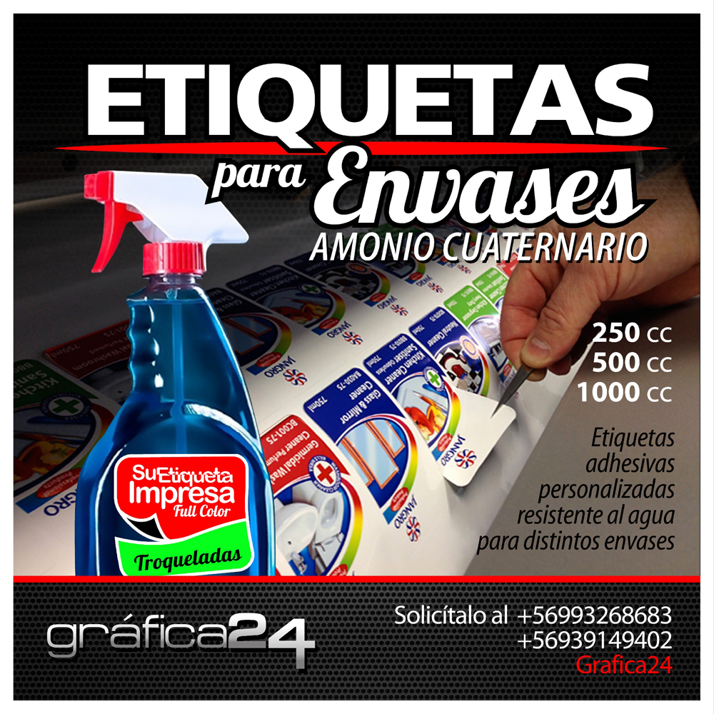 ENVASES AMONIO CUATERNARIO