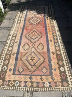 ALFOMBRA KELIM KASHKULI 3,75 x 1,60